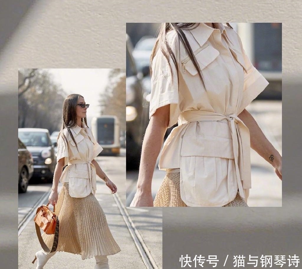 面料|谁说胯宽不能穿百褶裙！做好这三点，梨形身材也能穿得减龄又显瘦