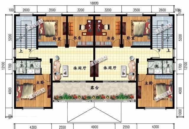 欧式|两栋共堂屋设计的双拼别墅,最受欢迎欧式风,第二栋建的人超多