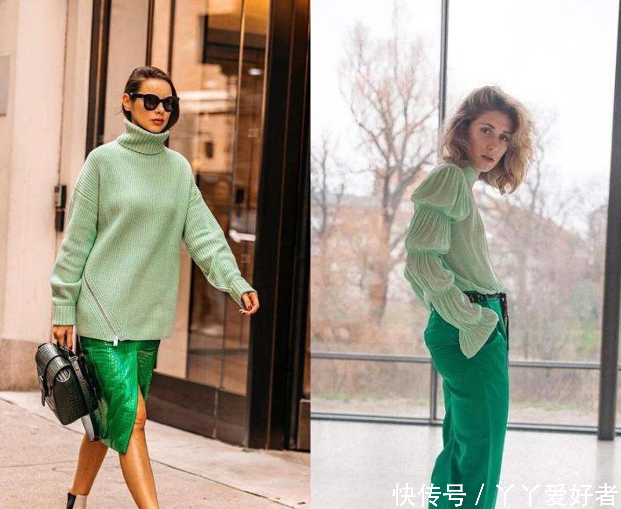 西装套装|“鼠尾草绿”火了!比牛油果绿更温柔不挑人,2020一定要穿一件