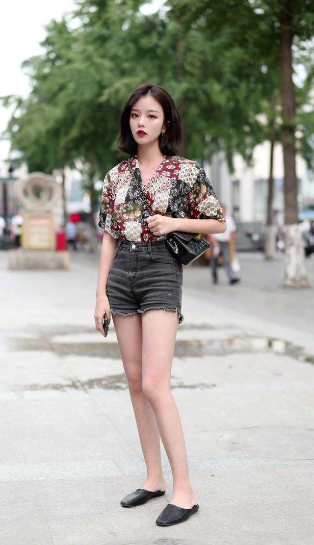 短裤|短裤显腿,牛仔裤适合身材好的人穿