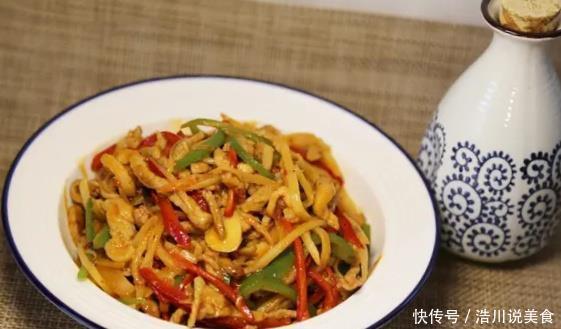 简单|仔姜配上肉丝,炒出来又香又下饭,关键做法太简单了